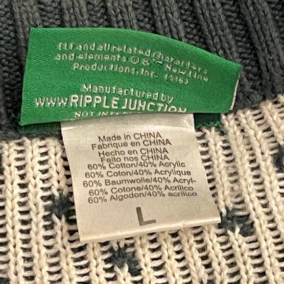 Elf The Movie SANTA I KNOW HIM Christmas Sweater Size Large - Picture 5 of 5